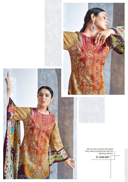Habiba Alok Jaam Cotton Karachi Salwar Suits