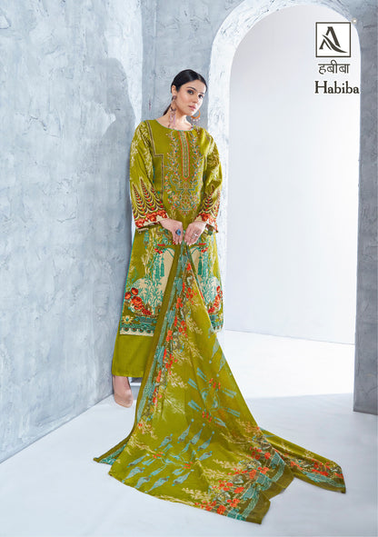 Habiba Alok Jaam Cotton Karachi Salwar Suits