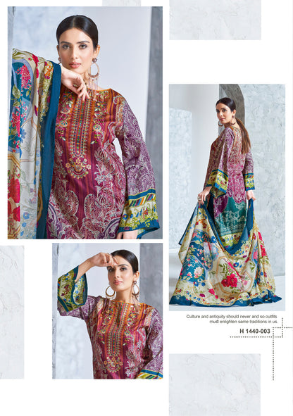 Habiba Alok Jaam Cotton Karachi Salwar Suits