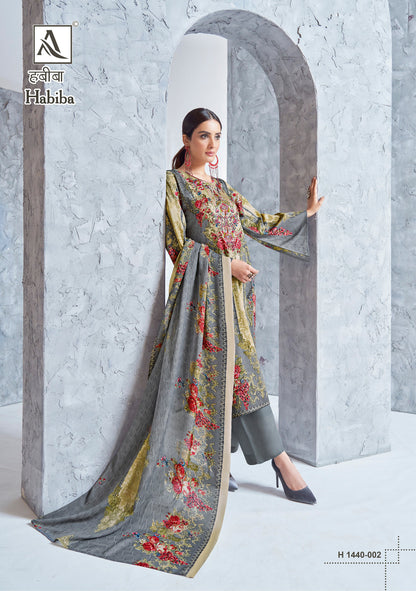 Habiba Alok Jaam Cotton Karachi Salwar Suits