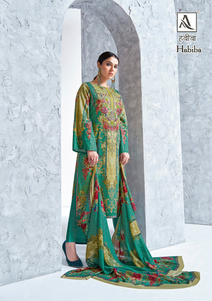 Habiba Alok Jaam Cotton Karachi Salwar Suits