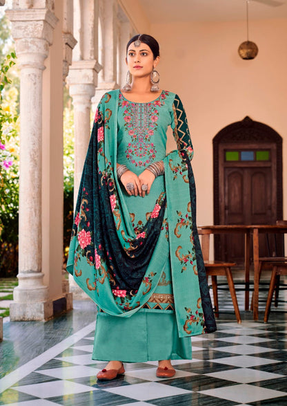 Habiba Levisha Karachi Pashmina Salwar Suits