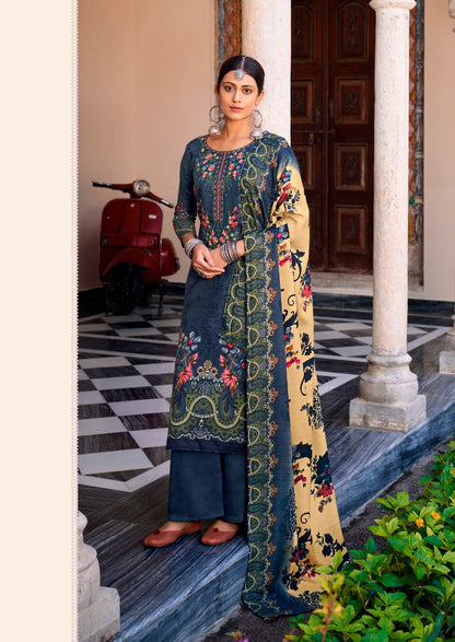 Habiba Levisha Karachi Pashmina Salwar Suits