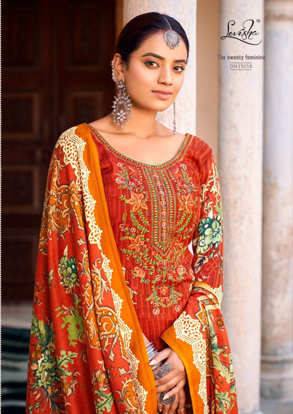 Habiba Levisha Karachi Pashmina Salwar Suits