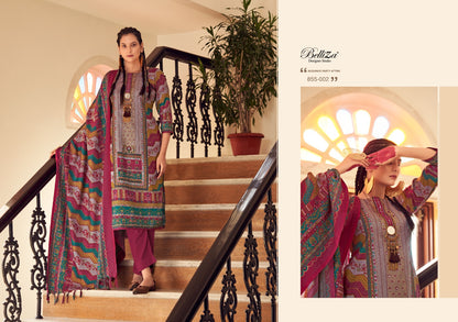 Haifa Belliza Designer Studio Wool Karachi Pashmina Salwar Suits