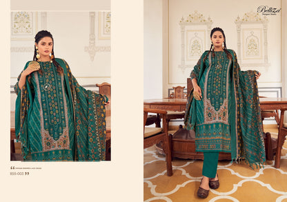 Haifa Belliza Designer Studio Wool Karachi Pashmina Salwar Suits