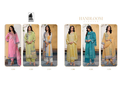 Handloom Cluster Sahiba Cotton Lawn Pant Style Suits