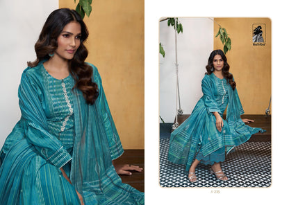 Handloom Cluster Sahiba Cotton Lawn Pant Style Suits