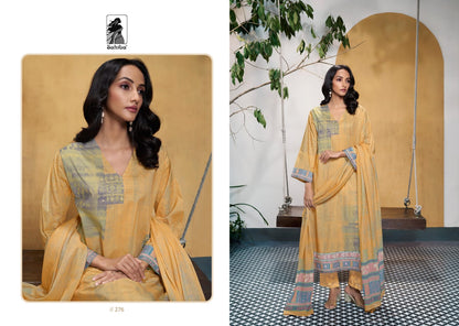 Handloom Cluster Sahiba Cotton Lawn Pant Style Suits