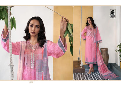 Handloom Cluster Sahiba Cotton Lawn Pant Style Suits