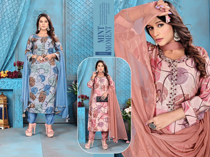 Handwork-0401 Biljal Modal Readymade Pant Style Suits