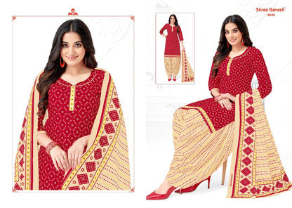 Hansika Vol 20 Shree Ganesh Readymade Cotton Patiyala Suits