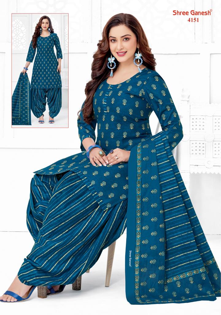 Hansika Vol 21 Shree Ganesh Cotton Dress Material