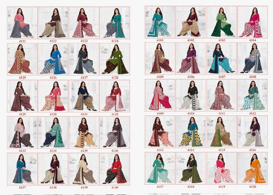 Hansika Vol 21 Shree Ganesh Cotton Dress Material