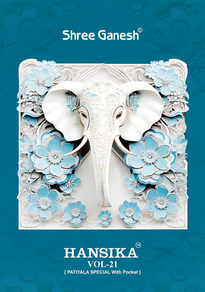 Hansika Vol 21 Shree Ganesh Cotton Dress Material