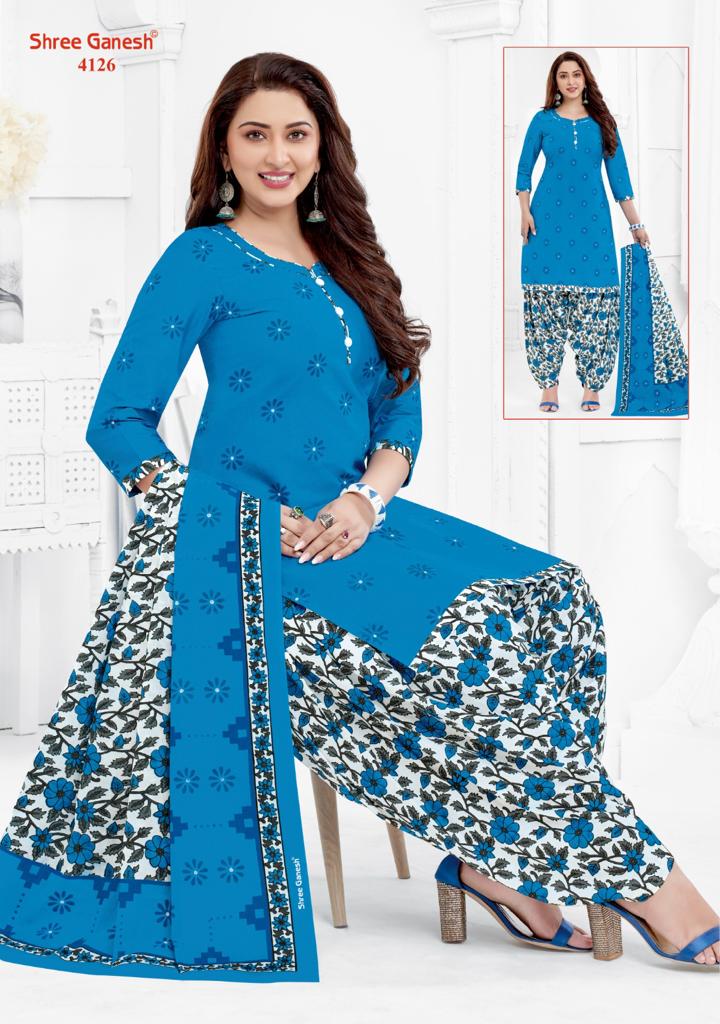 Hansika Vol 21 Shree Ganesh Cotton Dress Material