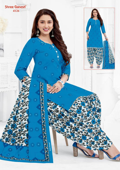 Hansika Vol 21 Shree Ganesh Cotton Dress Material