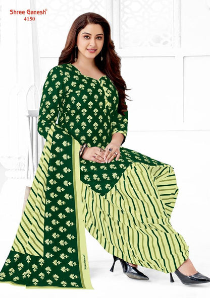 Hansika Vol 21 Shree Ganesh Cotton Dress Material