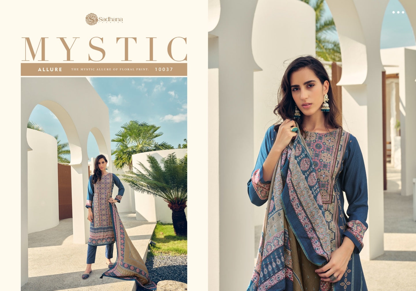 Harleen Sadhana Muslin Silk Pant Style Suits