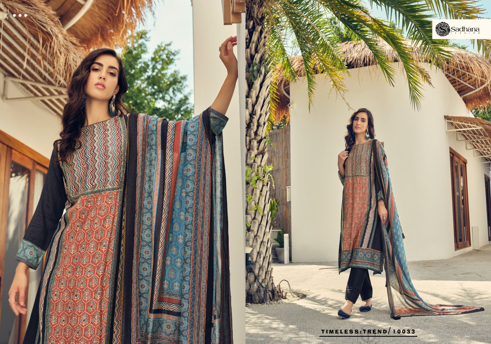 Harleen Sadhana Muslin Silk Pant Style Suits