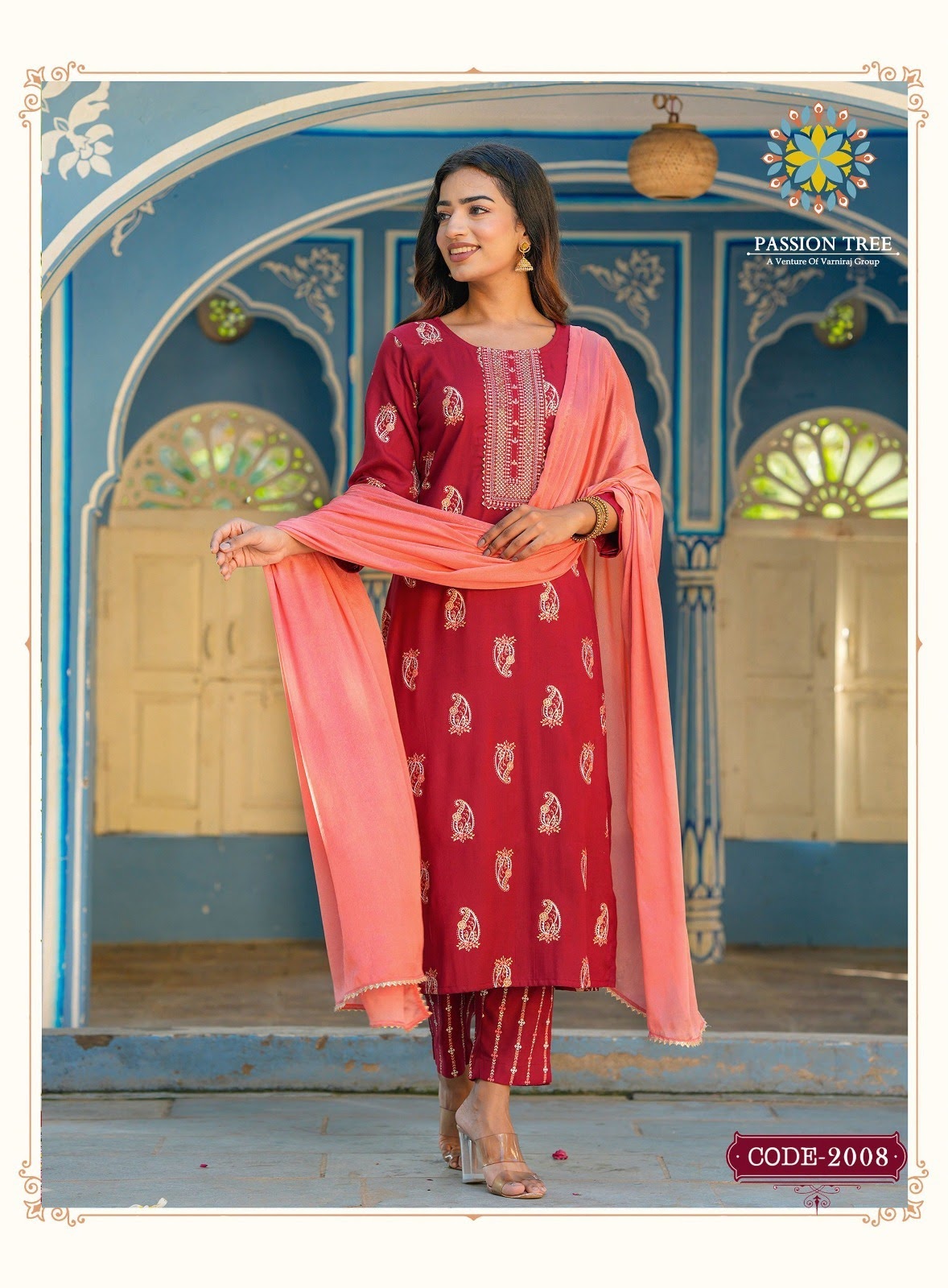 Harvi Vol 2 Passion Tree Rayon Readymade Pant Style Suits