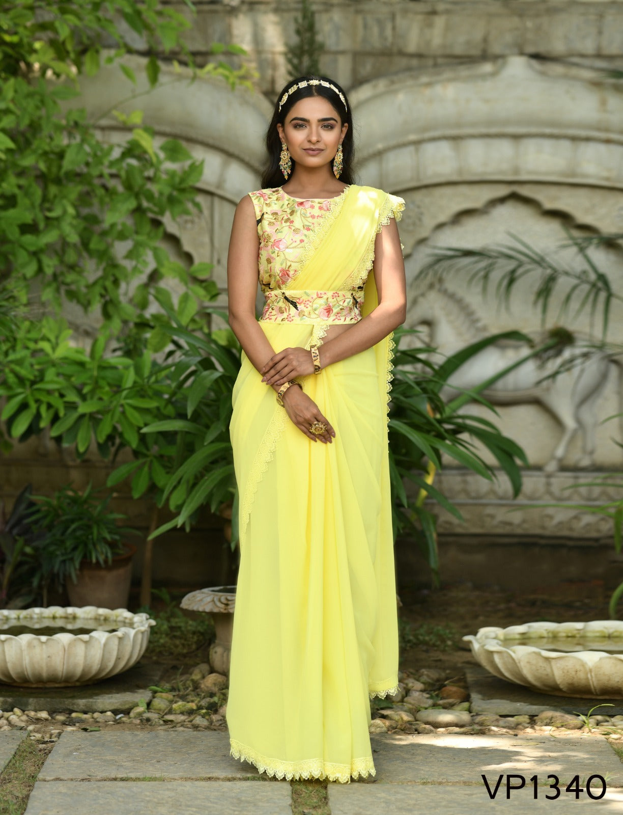 Hasina Fashion Berry Georgette Sarees