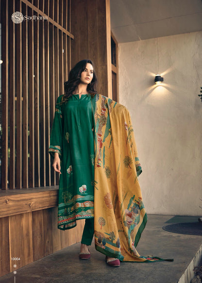Havaadis Sadhana Muslin Silk Pant Style Suits