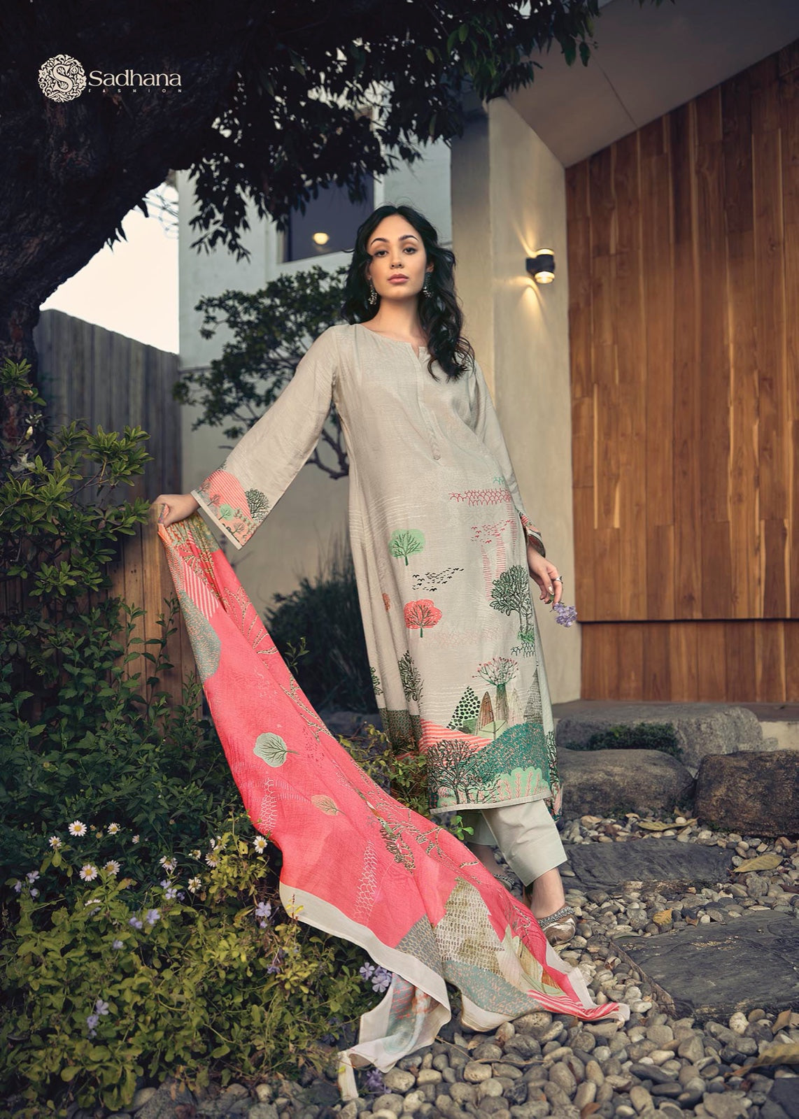 Havaadis Sadhana Muslin Silk Pant Style Suits