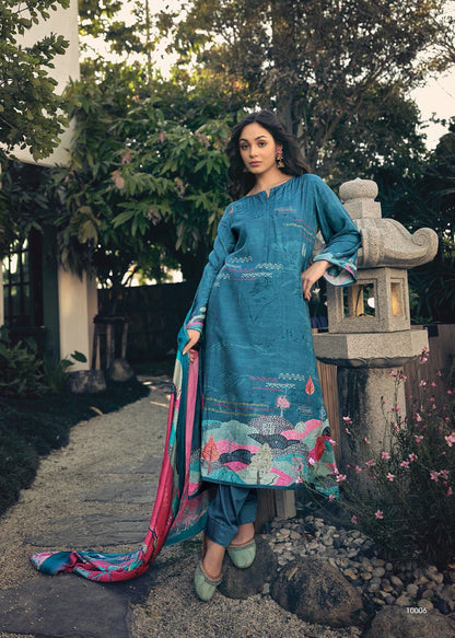 Havaadis Sadhana Muslin Silk Pant Style Suits