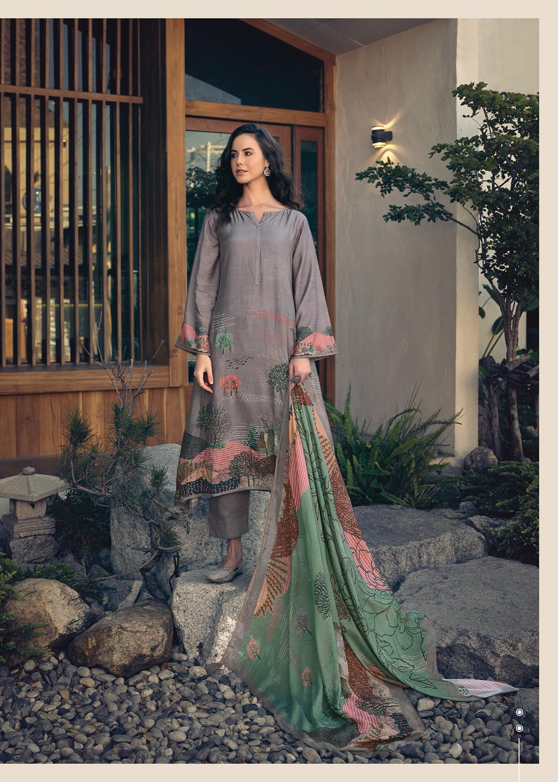 Havaadis Sadhana Muslin Silk Pant Style Suits