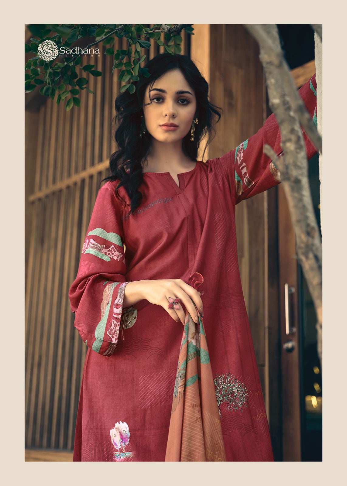 Havaadis Sadhana Muslin Silk Pant Style Suits