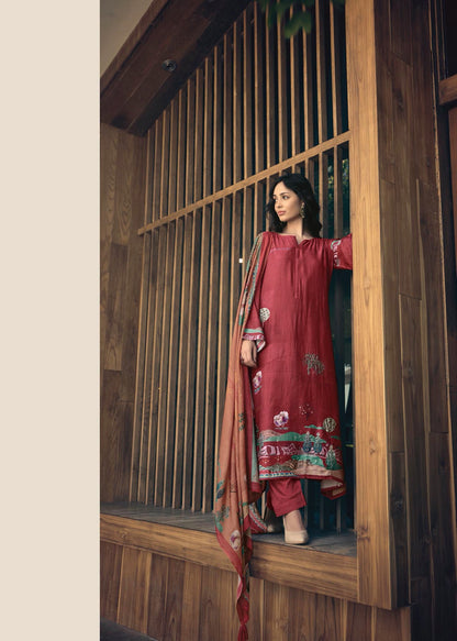 Havaadis Sadhana Muslin Silk Pant Style Suits