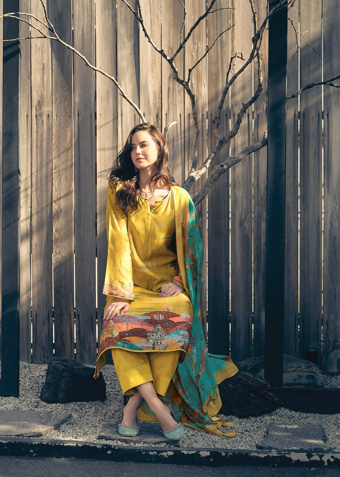 Havaadis Sadhana Muslin Silk Pant Style Suits
