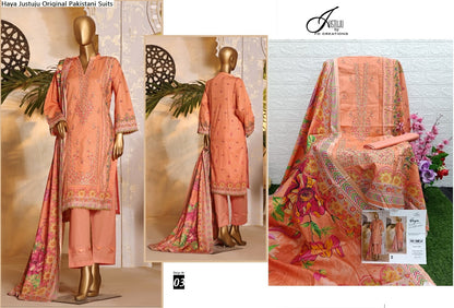 Haya Justuju Cambric Original Pakistani Suits