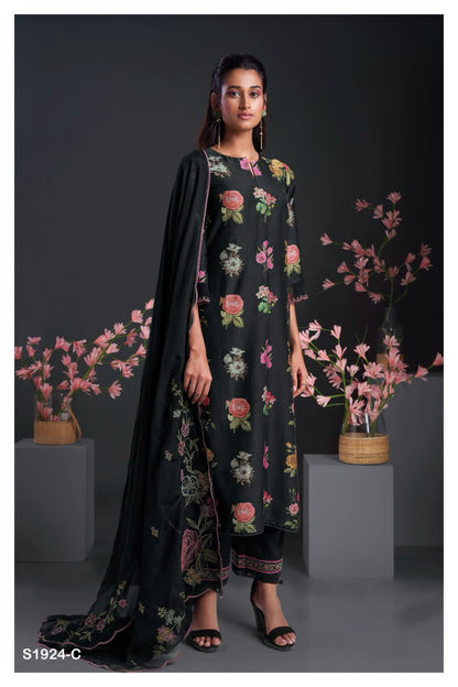 Haylo 1924 Ganga Silk Plazzo Style Suits