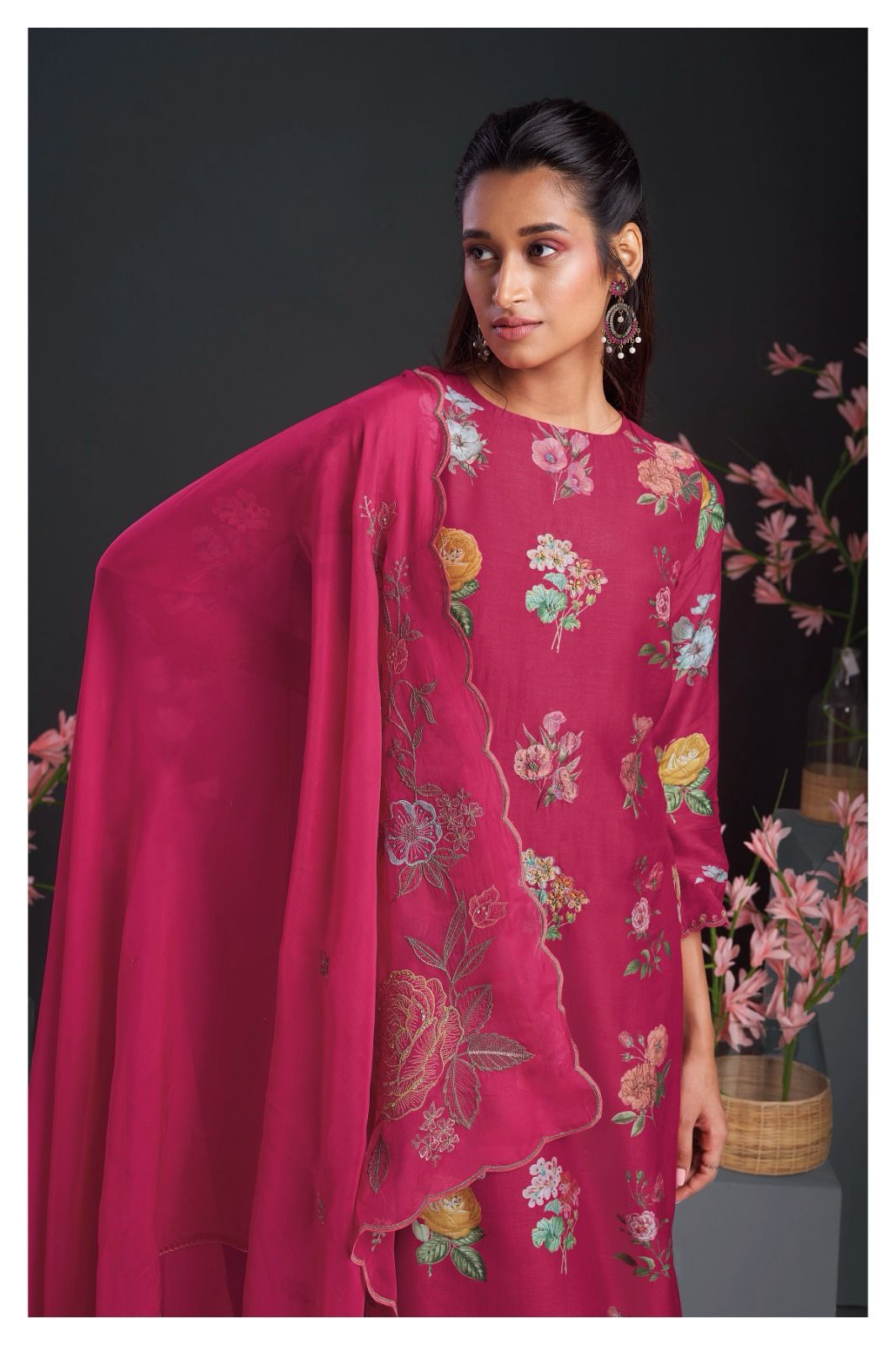 Haylo 1924 Ganga Silk Plazzo Style Suits
