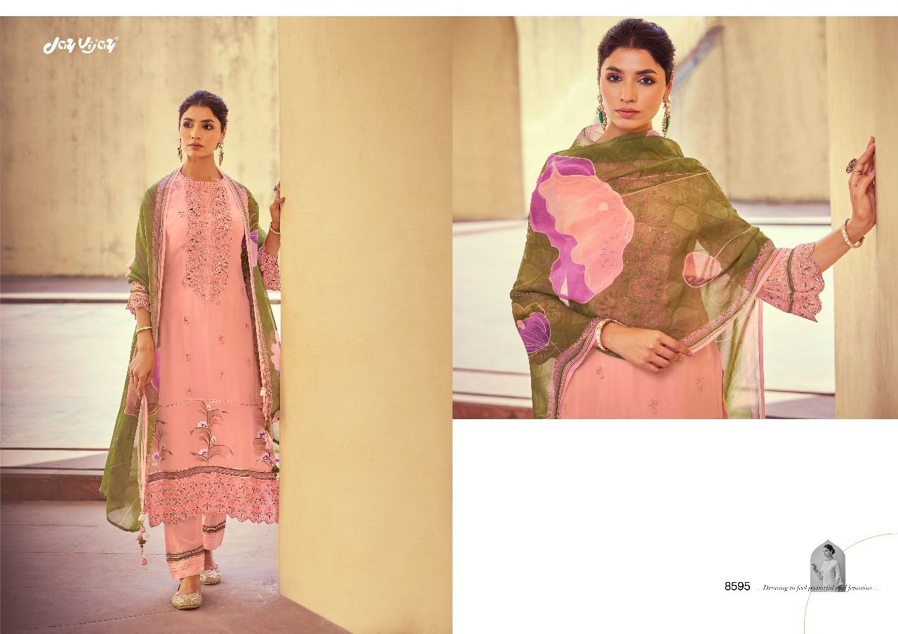 Heer Jay Vijay Organza Pant Style Suits