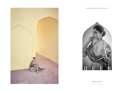 Heer Jay Vijay Organza Pant Style Suits