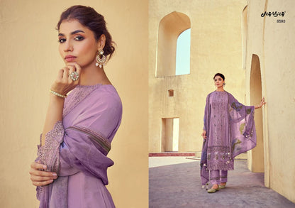 Heer Jay Vijay Organza Pant Style Suits