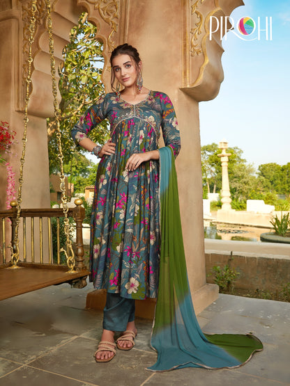 Heeriye Vol 2 Pirohi Muslin Readymade Pant Style Suits