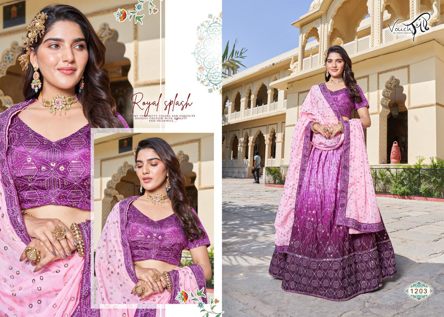 Heeriye Vouch Fashion Chinon Lehenga Choli