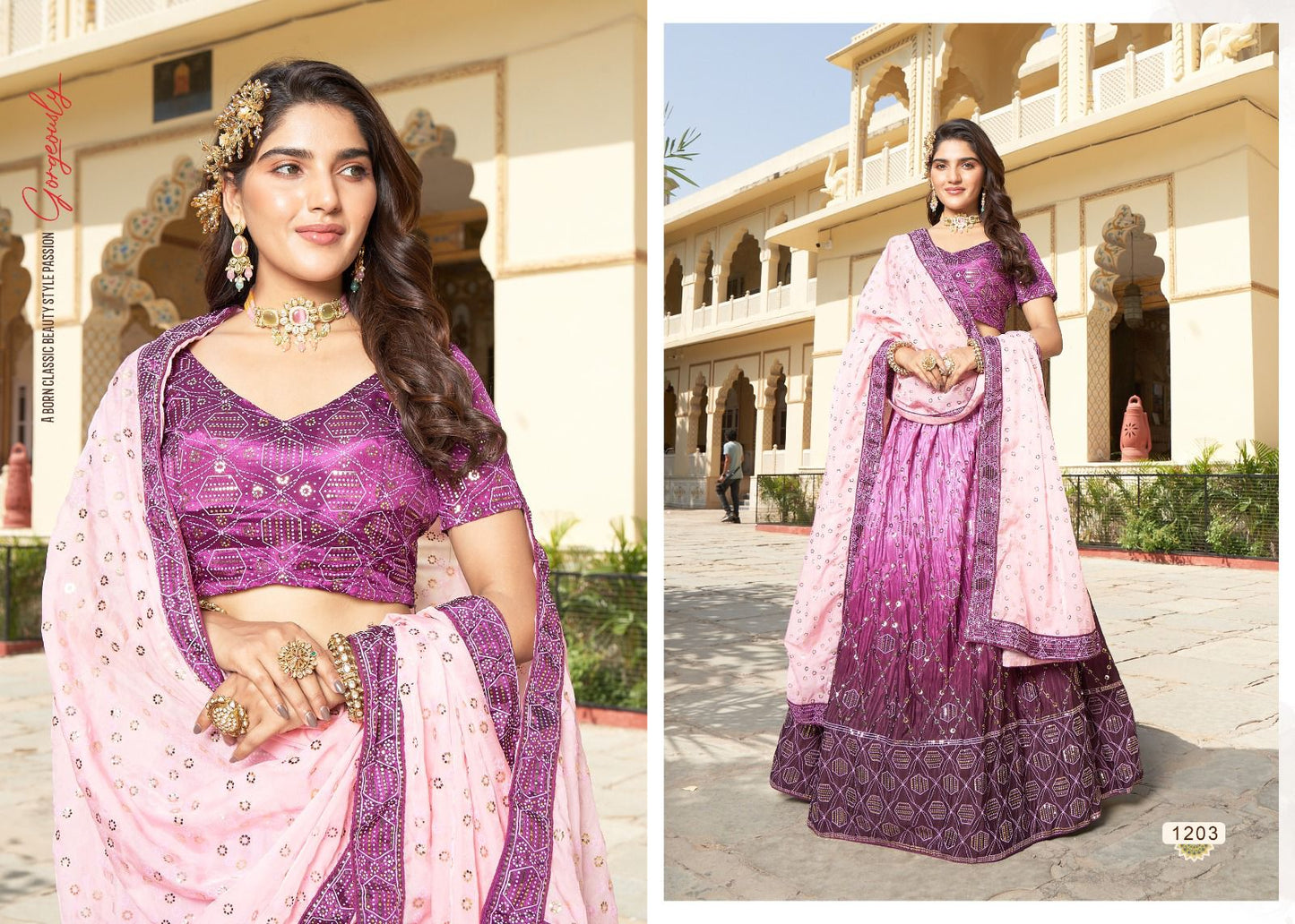 Heeriye Vouch Fashion Chinon Lehenga Choli