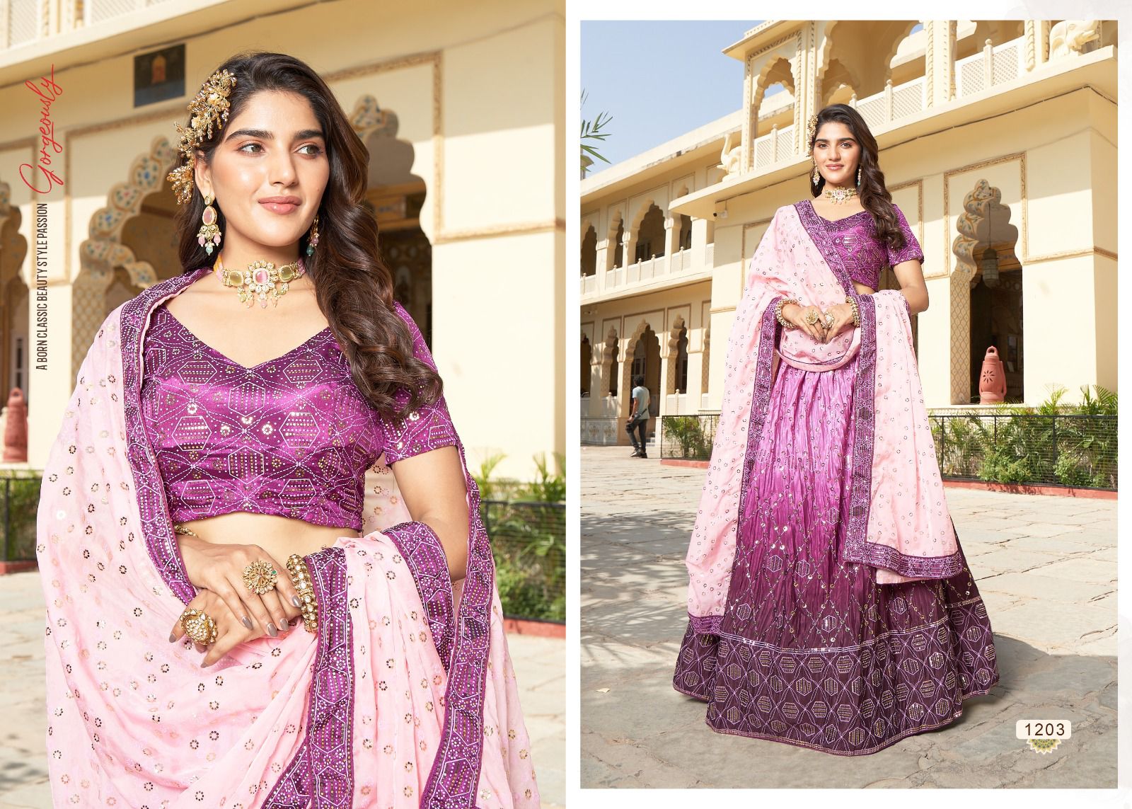 Heeriye Vouch Fashion Chinon Lehenga Choli