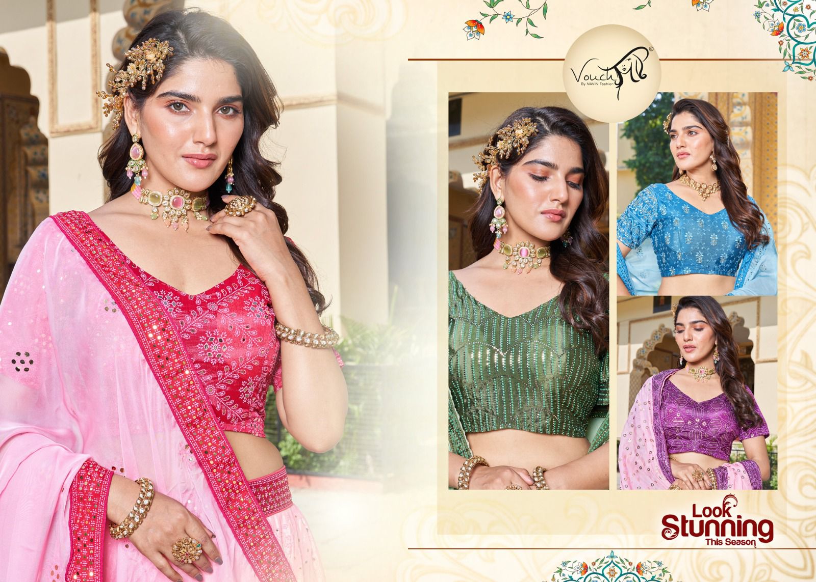 Heeriye Vouch Fashion Chinon Lehenga Choli