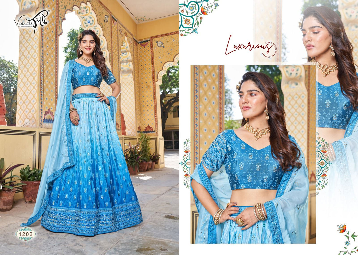 Heeriye Vouch Fashion Chinon Lehenga Choli