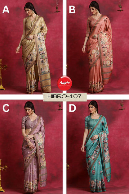 Hibro Apple Sarees