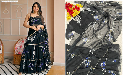 Hirva Special-72 Qubo Silk Ready To Wear Saree