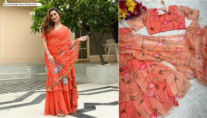 Hirva Special-72 Qubo Silk Ready To Wear Saree