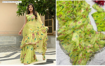 Hirva Special-72 Qubo Silk Ready To Wear Saree