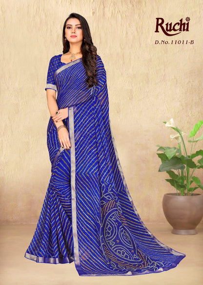 Hit Design-0901 Ruchi Chiffon Sarees